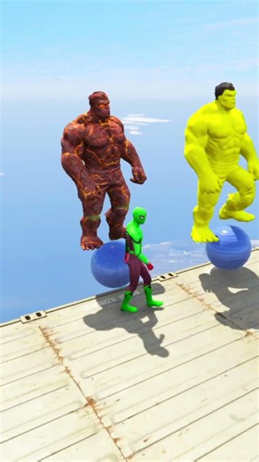 GTA 5 Epic Water Ragdolls Spiderman Purple Ball Fails #8 #shorts #gta5