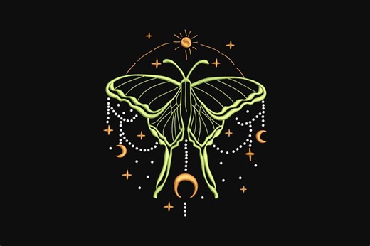 Butterfly Machine Embroidery Design, Butterfly Embroidery Designs, 5 Sizes, Instant Download - Etsy Canada