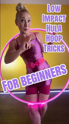 Low impact hula hoop moves for beginners #hulahoop #howtohulahoop #hulahoopfitness