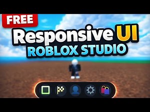 [ FREE ] Responsive Ui Roblox Studio #roblox #video