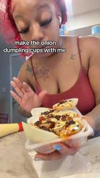 Onion Cups & Soup Dumplings | Viral Courtney Cook Onion Cups #mukbang
