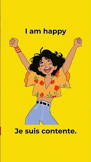 French Je suis - I am.