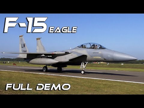 F15 The McDonnell Douglas F-15 Strike Eagle Full Spectacular US Demo HD