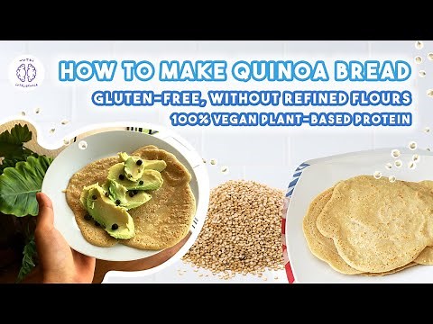 Quinoa Bread with 3 Ingredients 🍞🌱🥣✨ Gluten-free No Yeast, No Eggs!