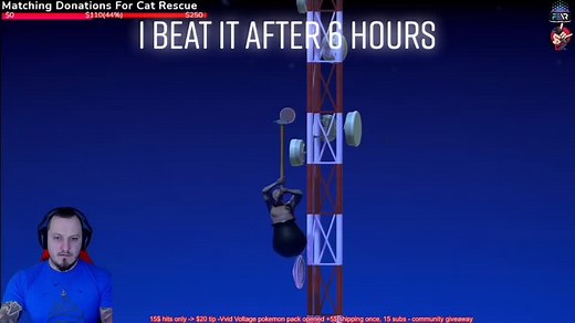 My greatest gaming achievement. Beating Getting Over It.