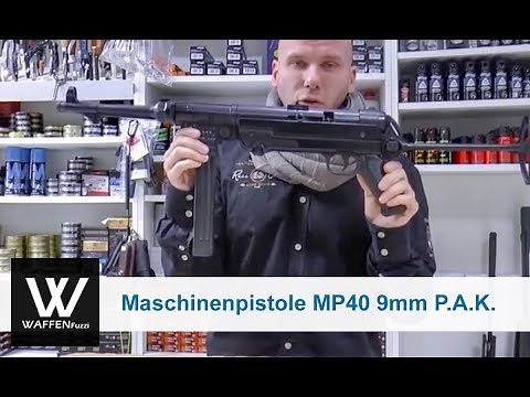 MP40 blank-firing submachine gun 9mm P.A.K., www.waffenfuzzi.de