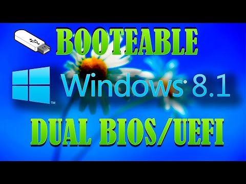 Crea Pendrive USB booteable DUAL de windows 8.1 para BIOS y UEFI con RUFUS FACIL Y RAPIDO