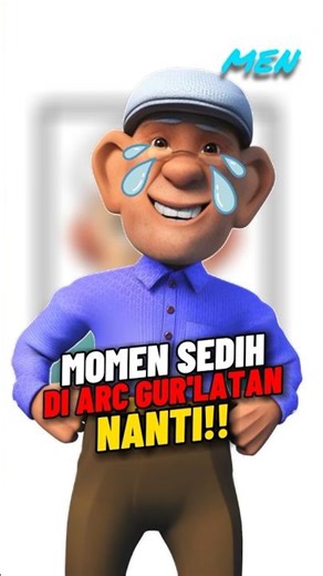 Tok Aba's sad moment in the Boboiboy comic arc #boboiboy