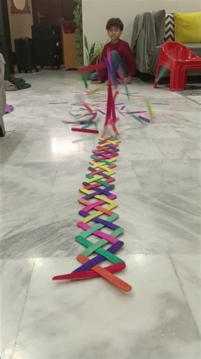 my first popsicle stick bomb # Domino's