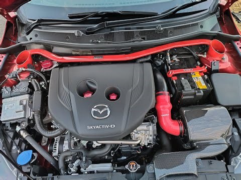 吸気系をオートエクゼ製に変更した、マツダ２ディーゼルのエンジン音です。