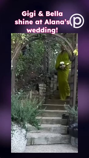 Gigi and Bella Hadid looked effortlessly stunning at sister Alana’s wedding weekend! #GigiHadid #BellaHadid #AlanaHadid #HadidWedding #CelebrityWeddingStyle | PopstarParade