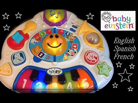 Childrens Musical Baby Einstein Table Activity Station Toddler Toy - Learn English,Spanish & French