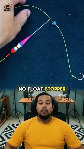 No Float Stopper? Try This Simple Line Knot Trick! #FishingTips