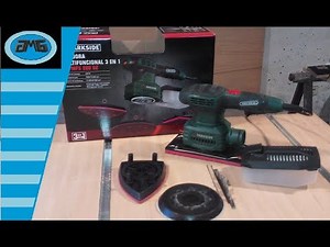 Parkside Multi Functional Sander PMFS 200 B2 3 in 1 Levigatrice Multiuso - Multifunktionsschleifer