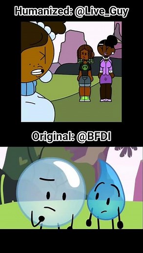 BFB 21 Reanimated COMPARISON | OG by: ‪@BFDI‬ | #shorts
