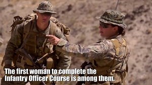 First Female Marine Graduates Infantry Officer Course