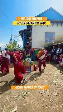 The final funeral praying ceremony/ Tamang Buddhist Tradition #funeralrites #travel #nepal