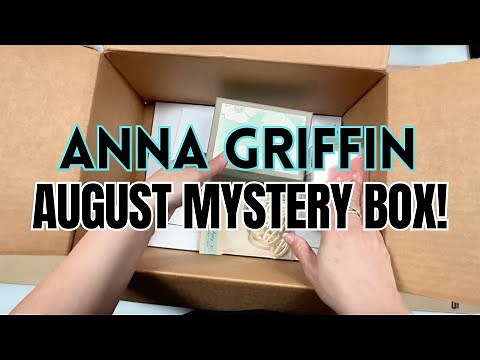 Anna Griffin Mystery Box Unboxing | Scrapbooking & Cardmaking Treasures!