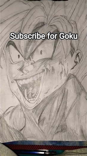 Goku extreme drawing#animeeart