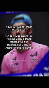 Tiếc là anh không thể trực tiếp đứng trên bục Podium danh giá đó... #gaf11903 #gasly #alpine #formula1