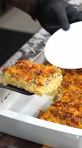 Super Quick And Easy Loaded Breakfast Casserole! #food #cooking #delicious | Smokin' and Grillin' with AB