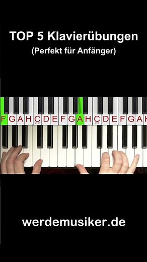 The TOP 5 piano exercises for beginners