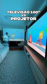 TV 100” VS PROJETOR
