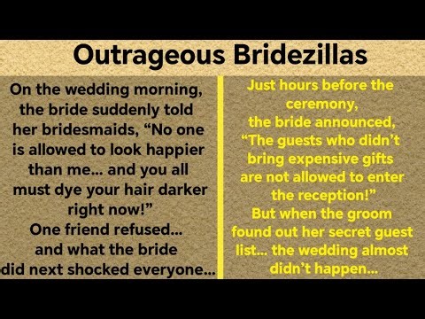 When the Wedding Turns WILD 😱 | The Most Outrageous Bridezilla Demands Ever! 💍🔥