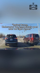 Instant karma. Undercover Cop immediately goes. | Dashcam Lessons