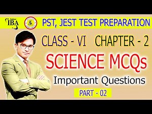 PST JEST Test Preparation | General Science MCQs Class 6 | Chapter 2 Part 02 | Sense Organs