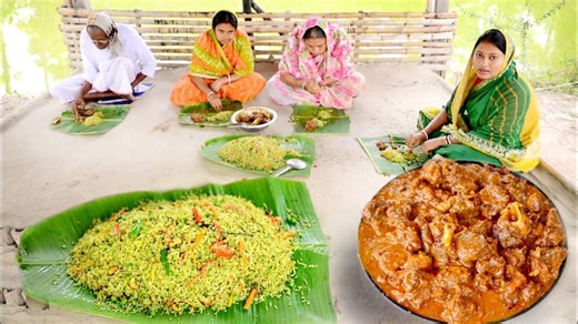 আজ বানালাম ধনিয়া রাইস আর মটন কষা খেয়ে দেয়ে সবাই বলল একদম ফাটাফাটি || mutton curry | Popi kitchen