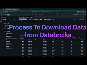 How to Download data in CSV or Excel from Databricks | Step by Step Process #databrickstutorial