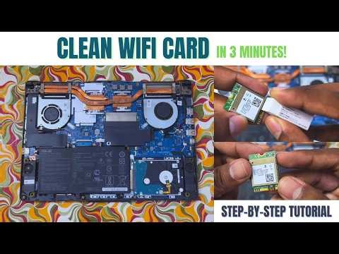 How To Clean WiFi Card & Fix WiFi Issues? [ft. ASUS TUF A15]