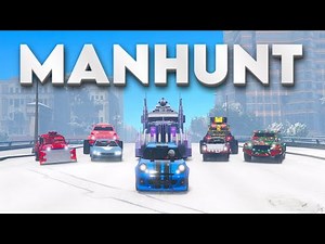 29 HUNTERS vs the SMALLEST Manhunt Getaway Driver in GTA 5