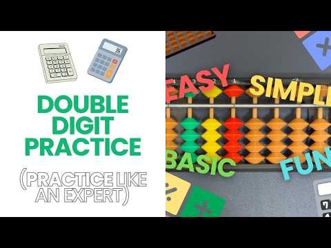 Double Digit Practice 🔢 | Easy Abacus Questions for Beginners