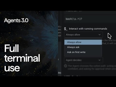 Agents 3.0 — Agents now have Full Terminal Use