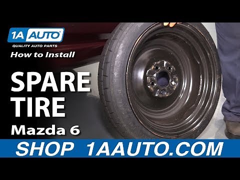 How to Remove and Install a Spare Tire 2002-07 Mazda 6