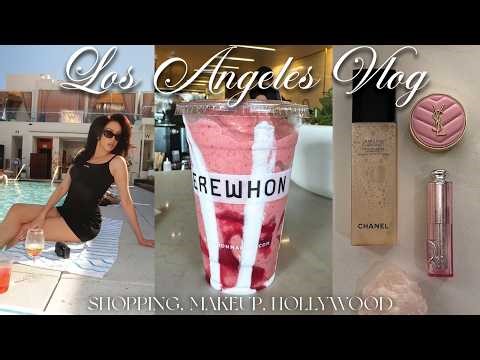 LA VLOG ☀️🌴🌸 EREWHON, SHOPPING, HOLLYWOOD WALK OF FAME, MARILYN MONROE, CAFES & DIOR MAKEUP GRWM!