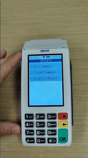 Reports on Valor VL110 Credit Card Machine
