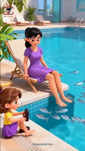 🐟 Little Girl Discovers the Magic of Fish Foot Spa | Funny and Educational Family Story #nezhakidstv