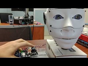 InMoov Robot Head controlled by an Arduino