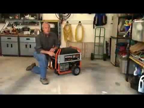 How to setup your Generac portable generator and maintenance