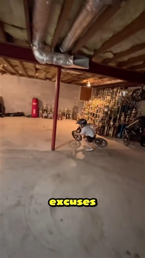 THIS KID TRAINS LIKE A PRO IN HIS GARAGE! #curiosities #xgames #motivation