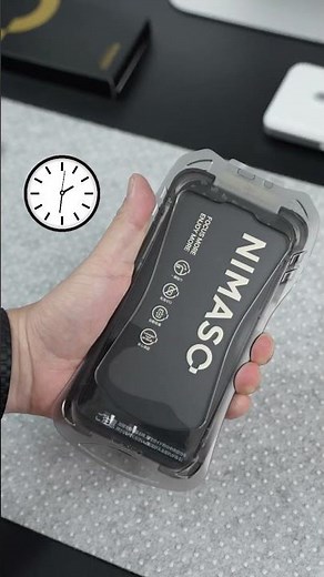 【最強の保護フィルム】たった3ステップで貼り付け完了！！初心者にも超やさしい！#NIMASO #apple #簡単 #iOS #iPhone16pro ＃貼り方 #保護フィルム #ガラスフィルム