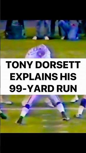 Tony Dorsett Explains His 99 Yard Run #football #nfl #highlights #footballshorts #cowboys #run