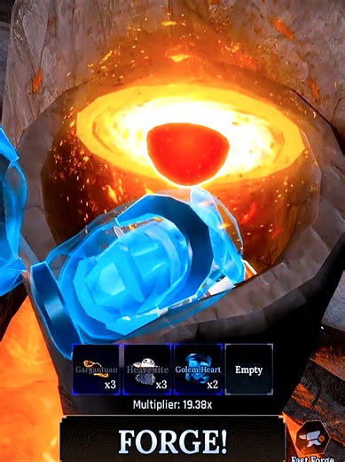 CRAZY FORGE CRAFT 😮 #robloxfyp #robloxforge #robloxfyp #gargantuan #forge