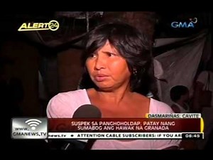 24Oras: Suspek sa panghoholdap, patay nang sumabog ang hawak na granada sa Cavite