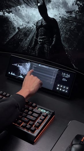 Ran Romero on Instagram: "Corsair Xeneon Edge fits perfectly in my setup. It’s a 14.5” touch display with stream deck mode, plenty of widgets and great for productivity. - - - - Sharing my gaming desk setup. Dont’t forget to 👆follow @herosuke - #unboxing #playstation #videogames #deskgoals #deskspace #deskinspiration #desktour #setupinspiration #pcsetup #deskgram #deskaesthetic #gamingsetup #setupwars #setuptour #dreamsetup #gamingroom #pcbuild #gamingpc #fyp #fypシ"