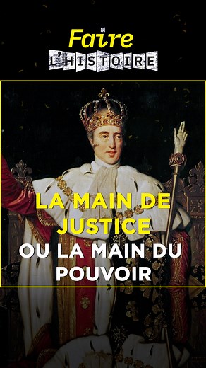 Au Moyen Âge, la main de justice, sceptre symbolique du pouvoir royal, était selon la légende fabriquée à partir de corne de licorne 👑 so.arte/MainJustice | ARTE