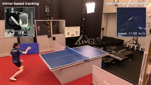 Sony AI builds a table tennis robot that reacts faster than humans can see